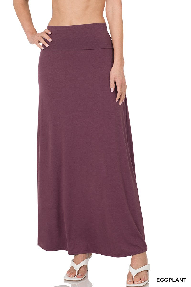 Purple Maxi Skirt